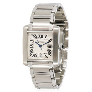 Cartier Tank Francaise W51002Q3 Unisex Watch in Stainless Steel